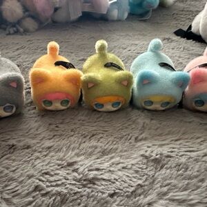 Plush Small Pet Toy - Pastel Assorted Colors